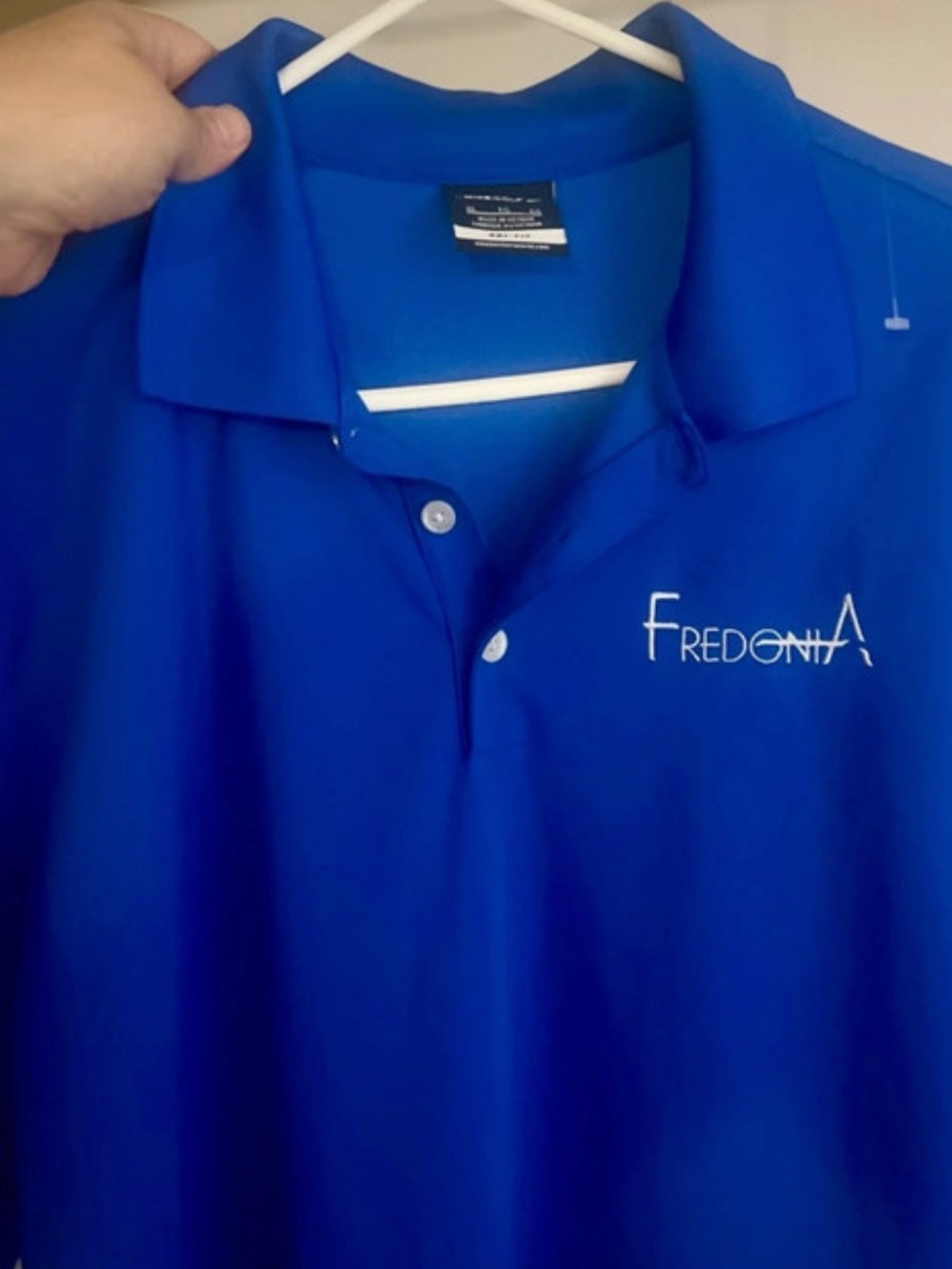 Nike Men’s Royal Blue Fredonia Embroidered Golf Dri-Fit Polo